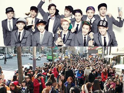 Fans Membludak, EXO Terpaksa Batalkan Acara Fansigning